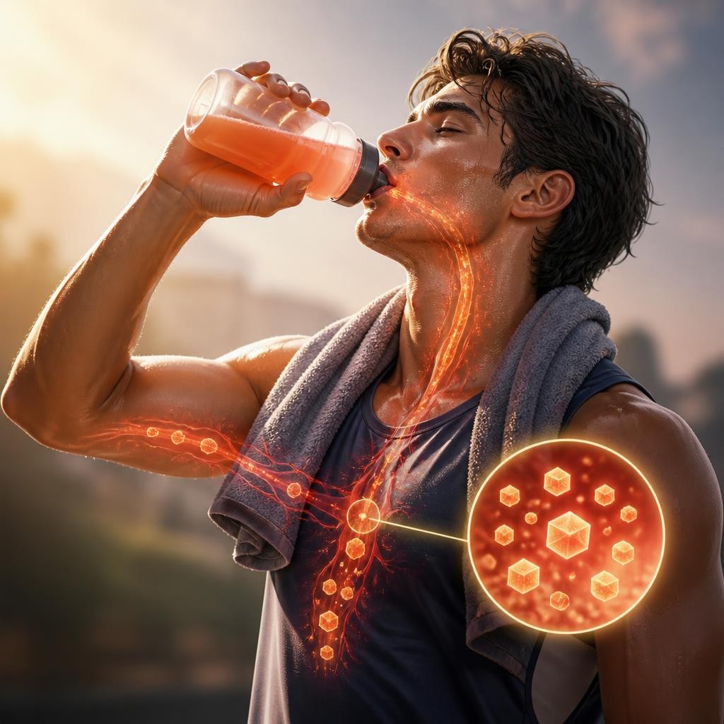 Illustration for the English word “glucose”