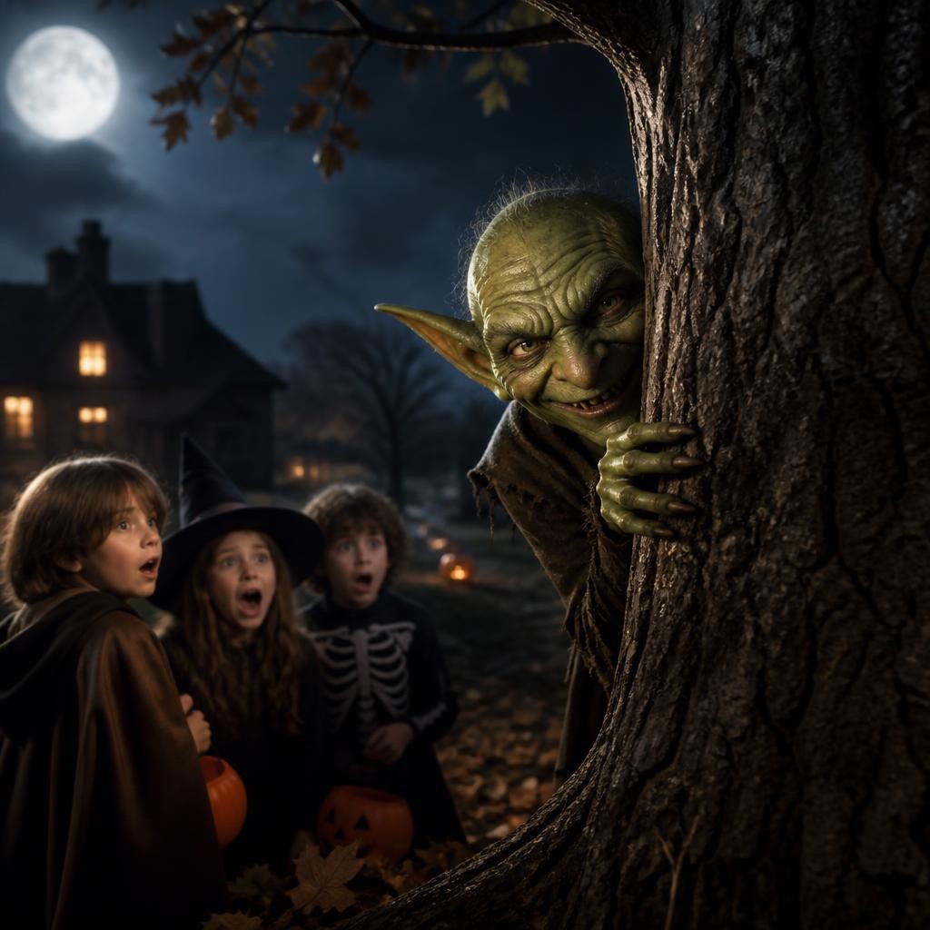 Illustration for the English word “goblin”