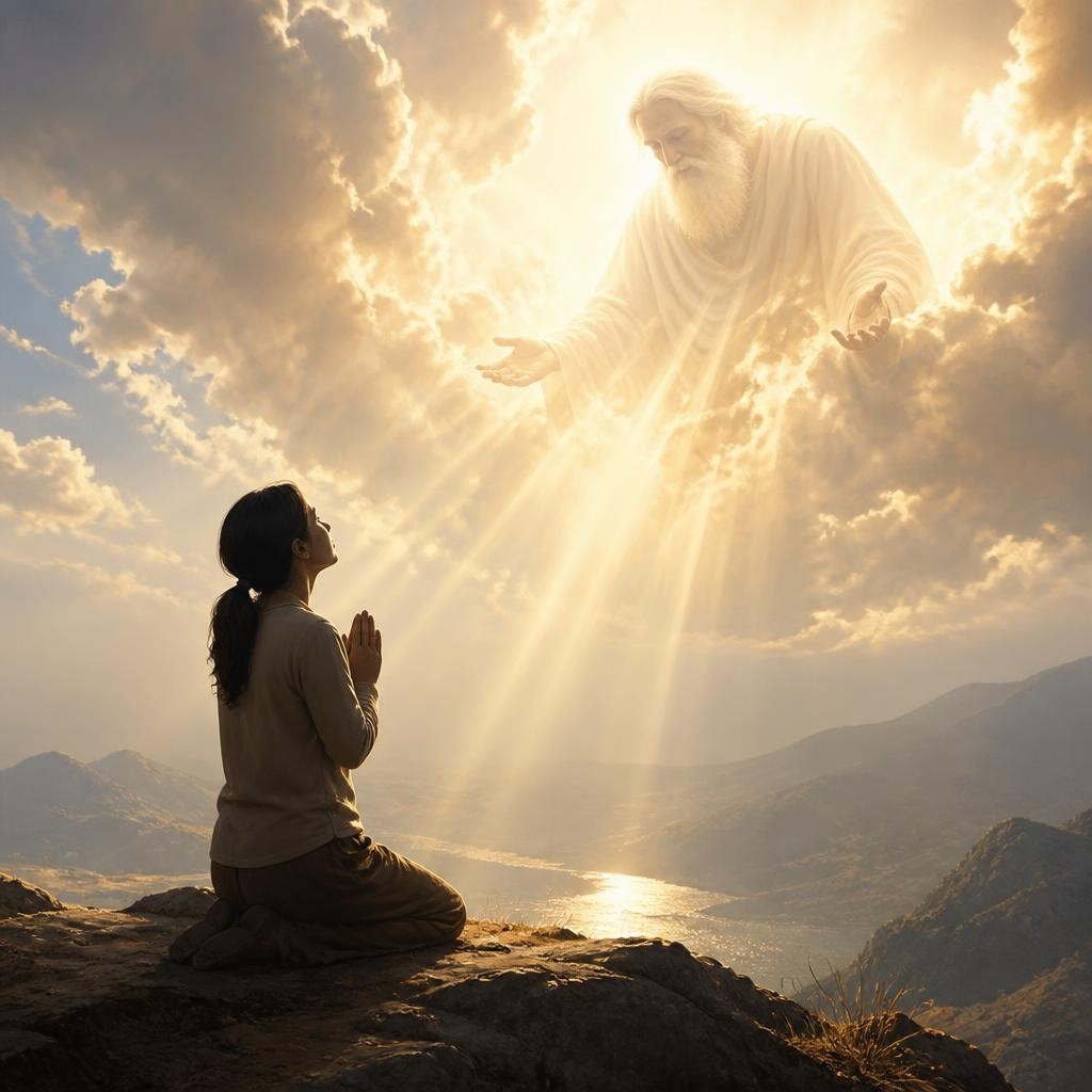 Illustration for the English word “god”