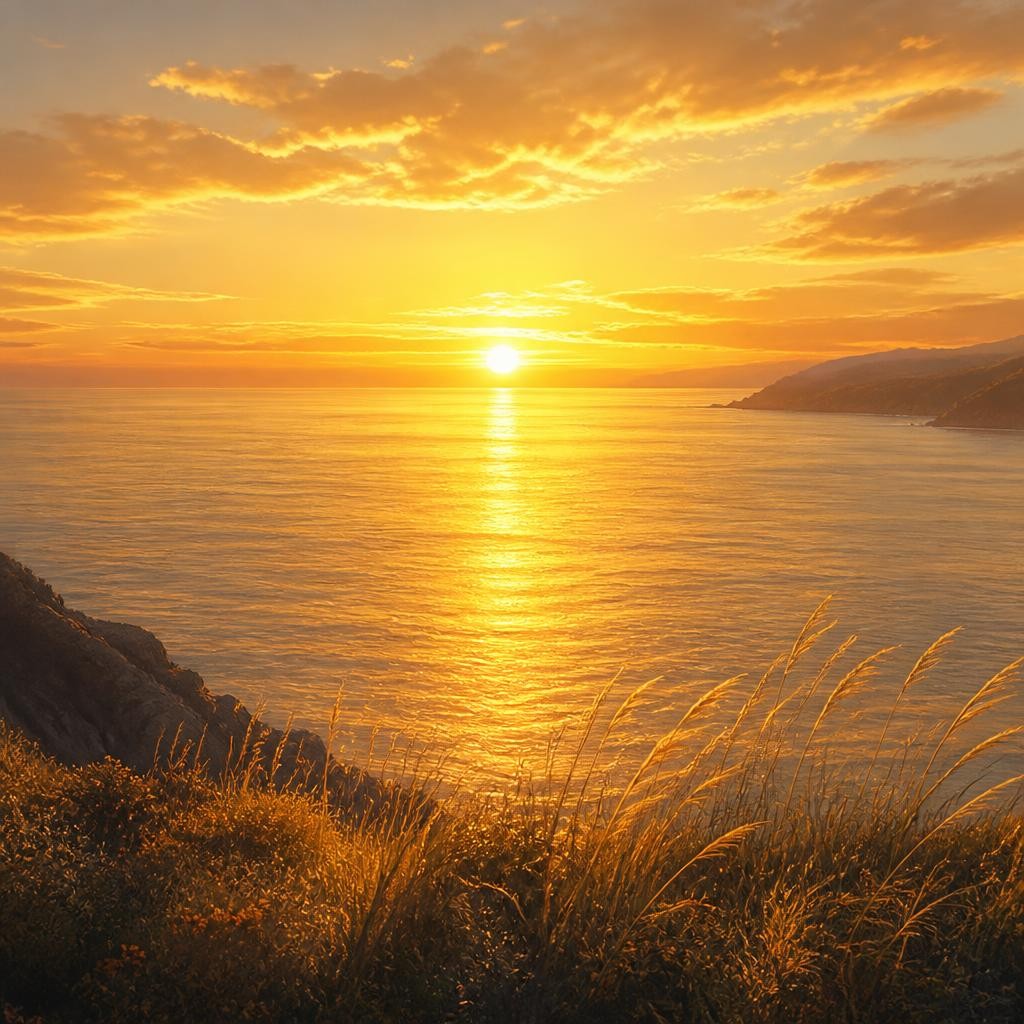 Illustration for the English word “golden”