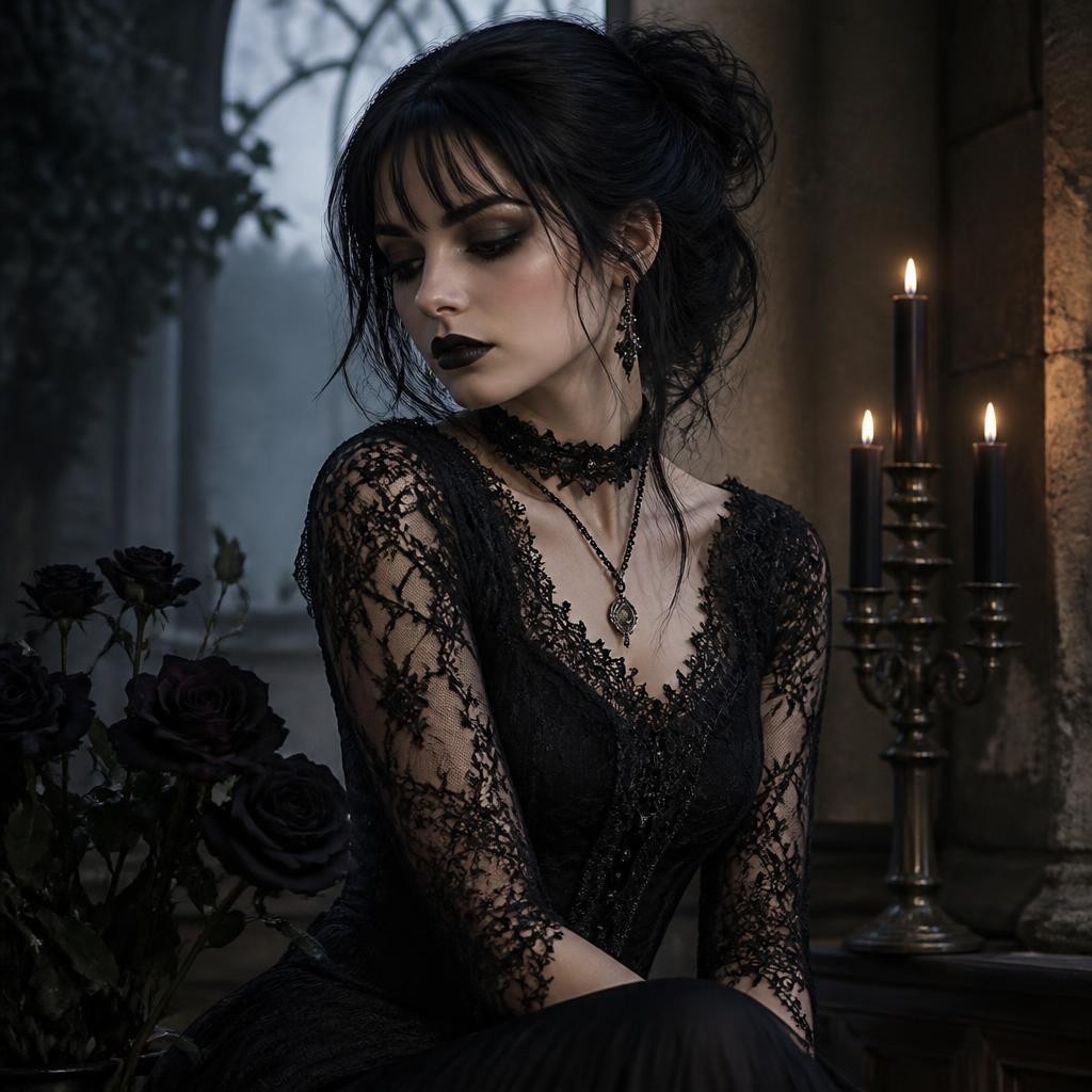 Illustration for the English word “goth”