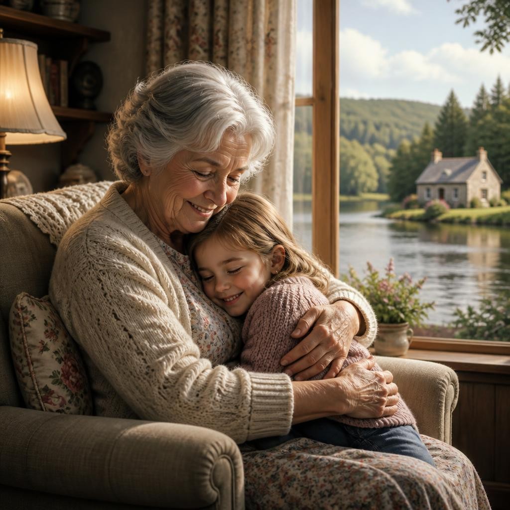 Illustration for the English word “gran”