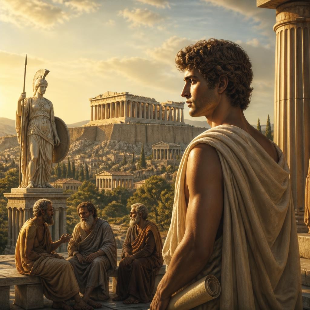 Illustration for the English word “greek”