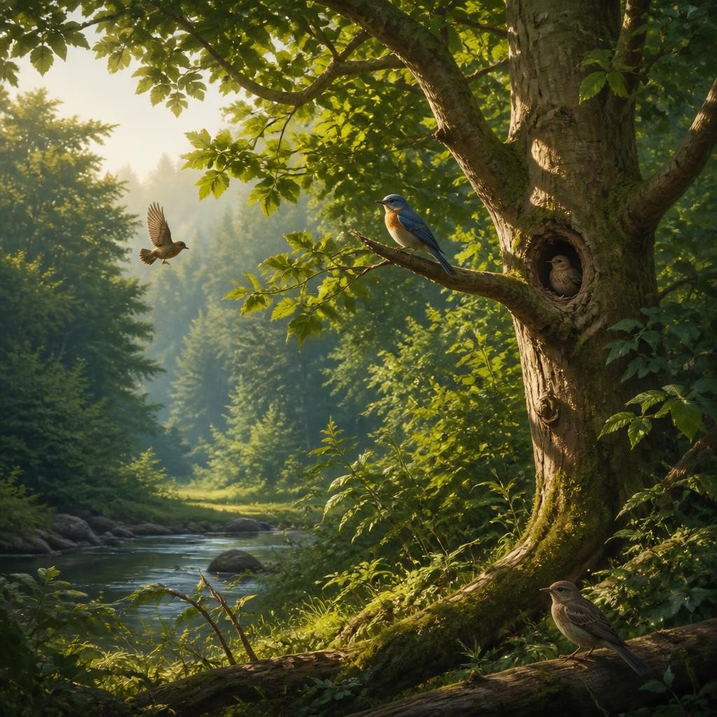 Illustration for the English word “habitat”