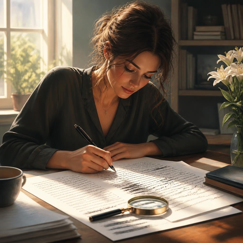 Illustration for the English word “hallmark”