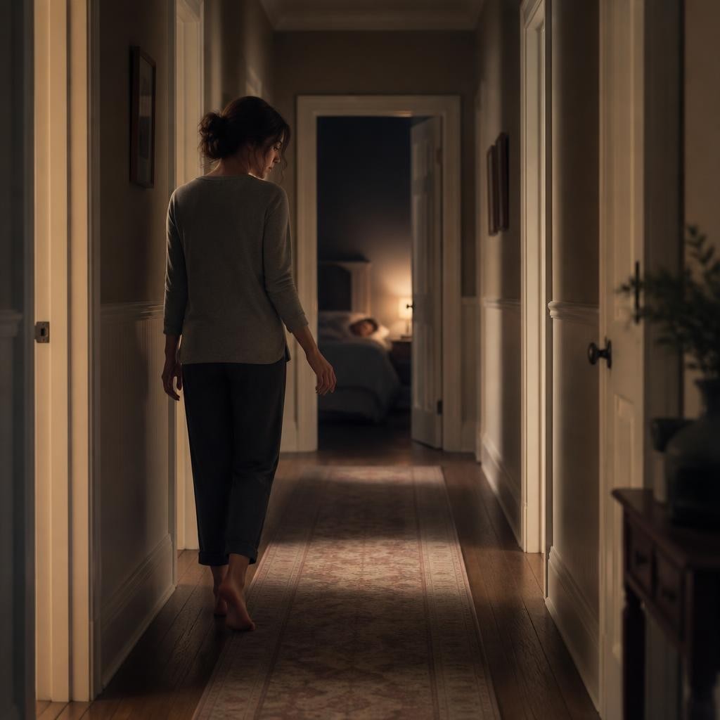 Illustration for the English word “hallway”