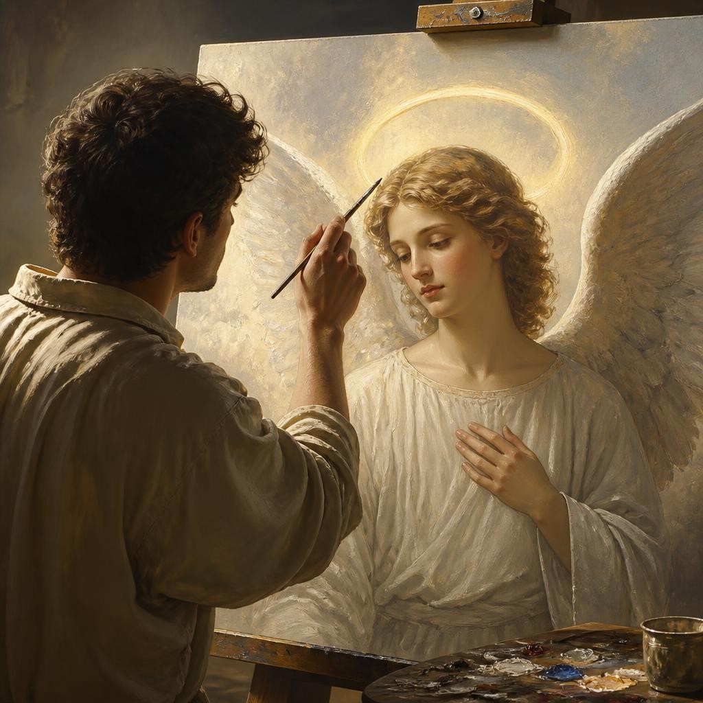 Illustration for the English word “halo”