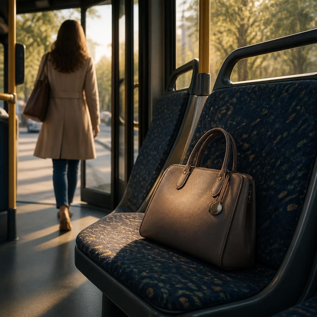 Illustration for the English word “handbag”