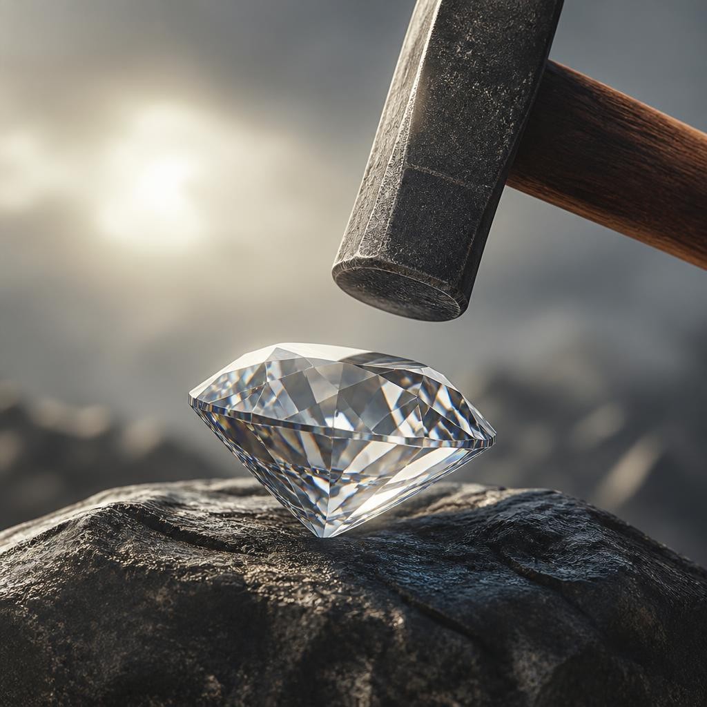 Illustration for the English word “hardness”