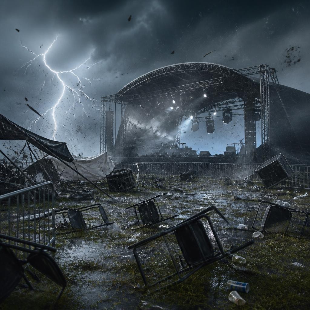 Illustration for the English word “havoc”