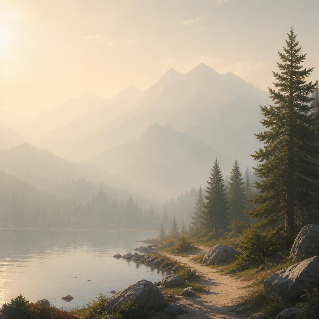Illustration for the English word “haze”