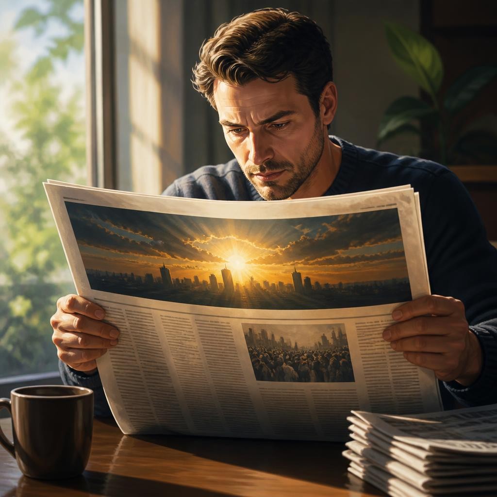 Illustration for the English word “headline”