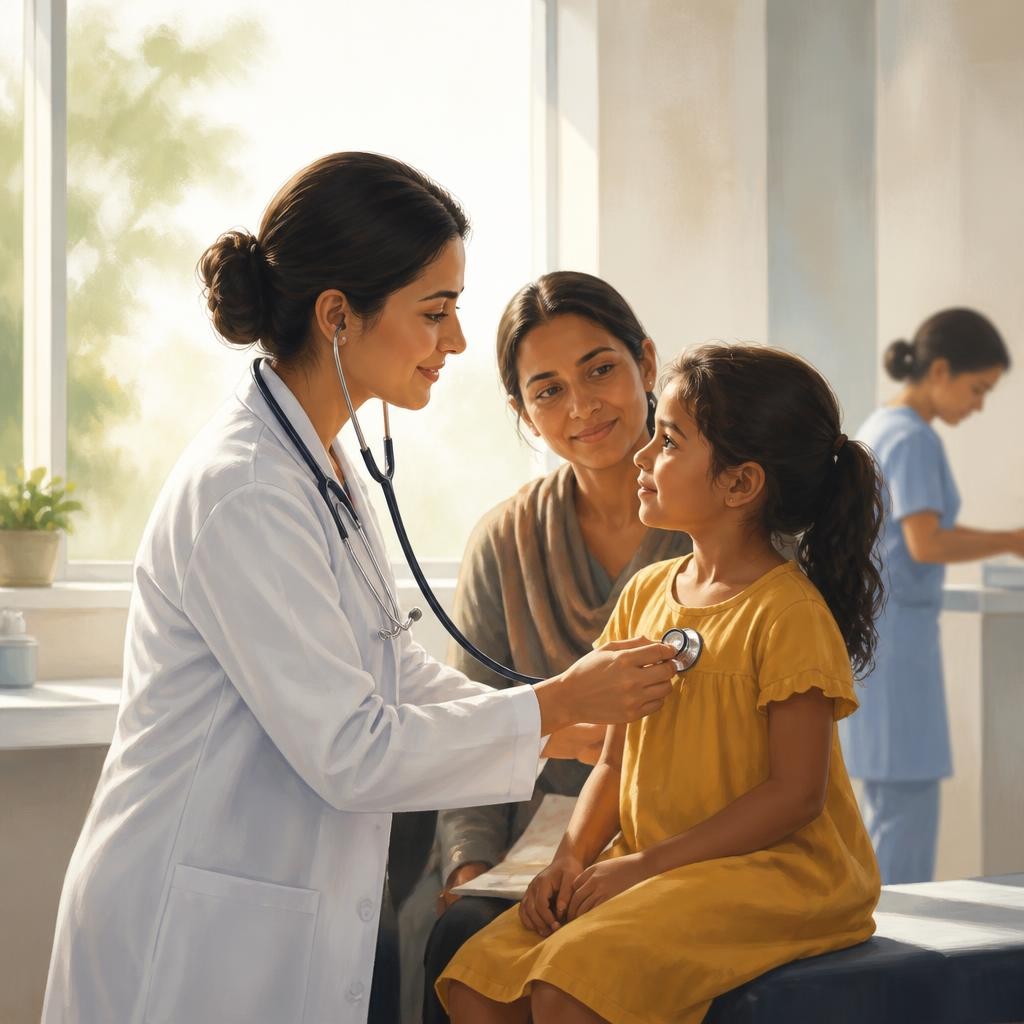 Illustration for the English word “healthcare”