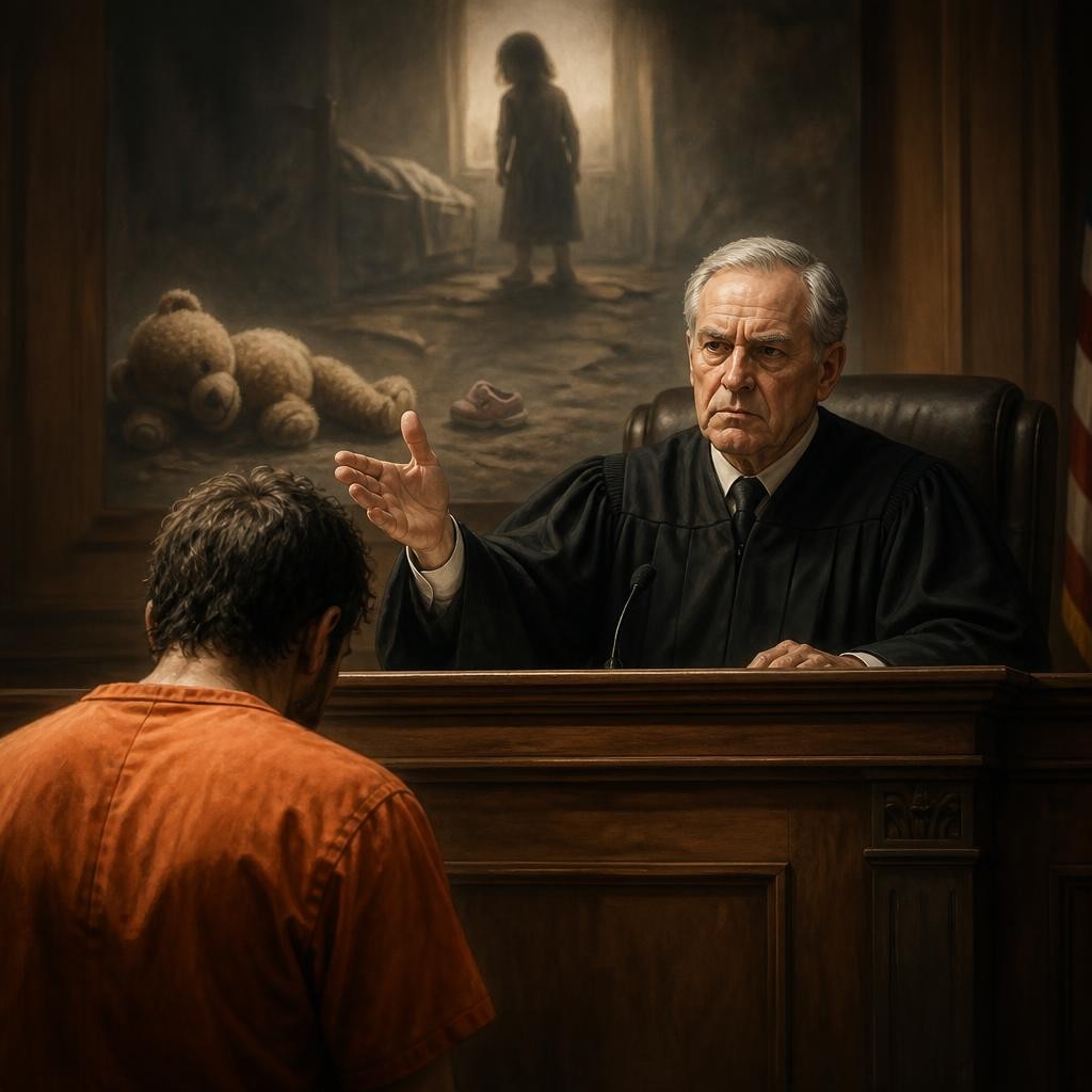 Illustration for the English word “heinous”