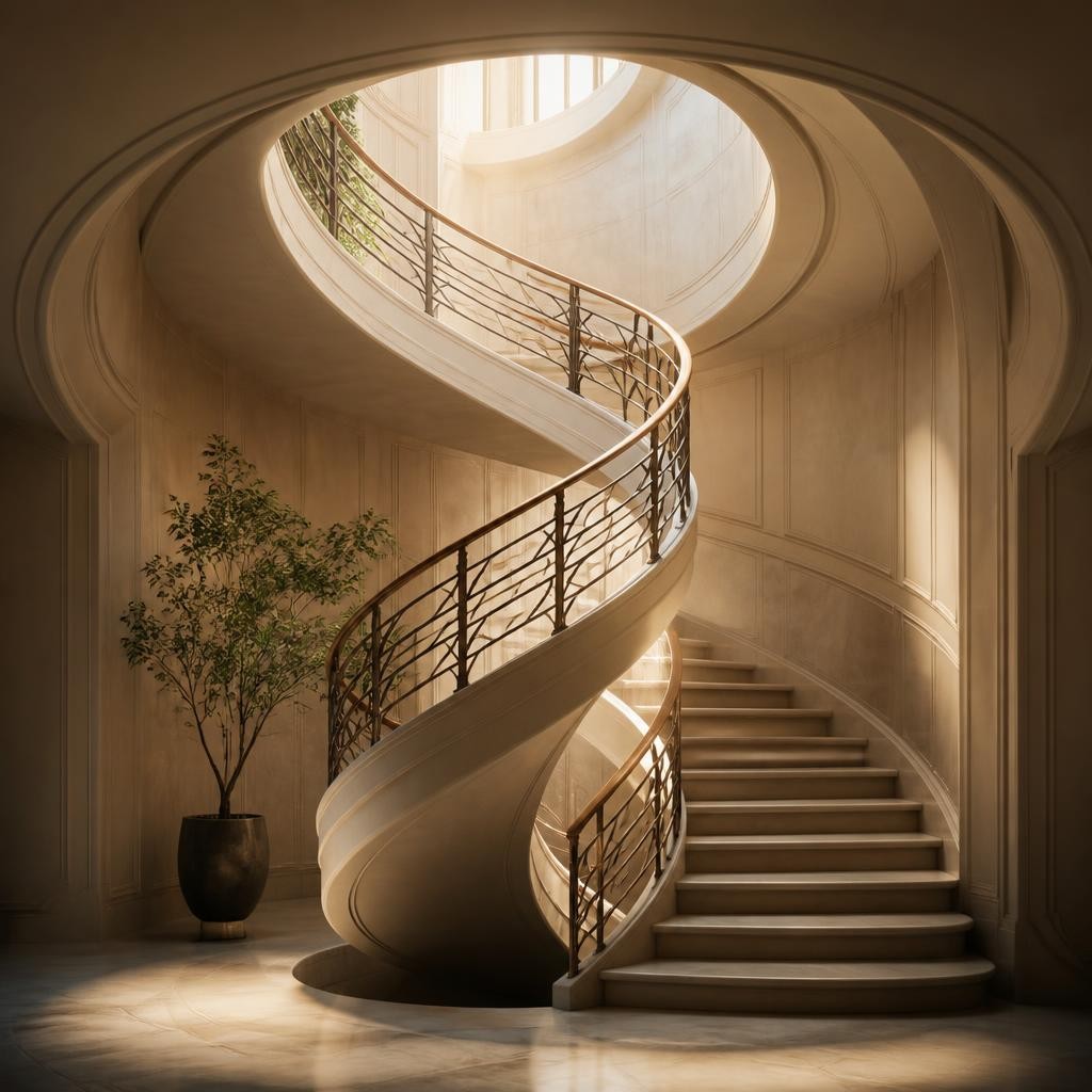 Illustration for the English word “helix”