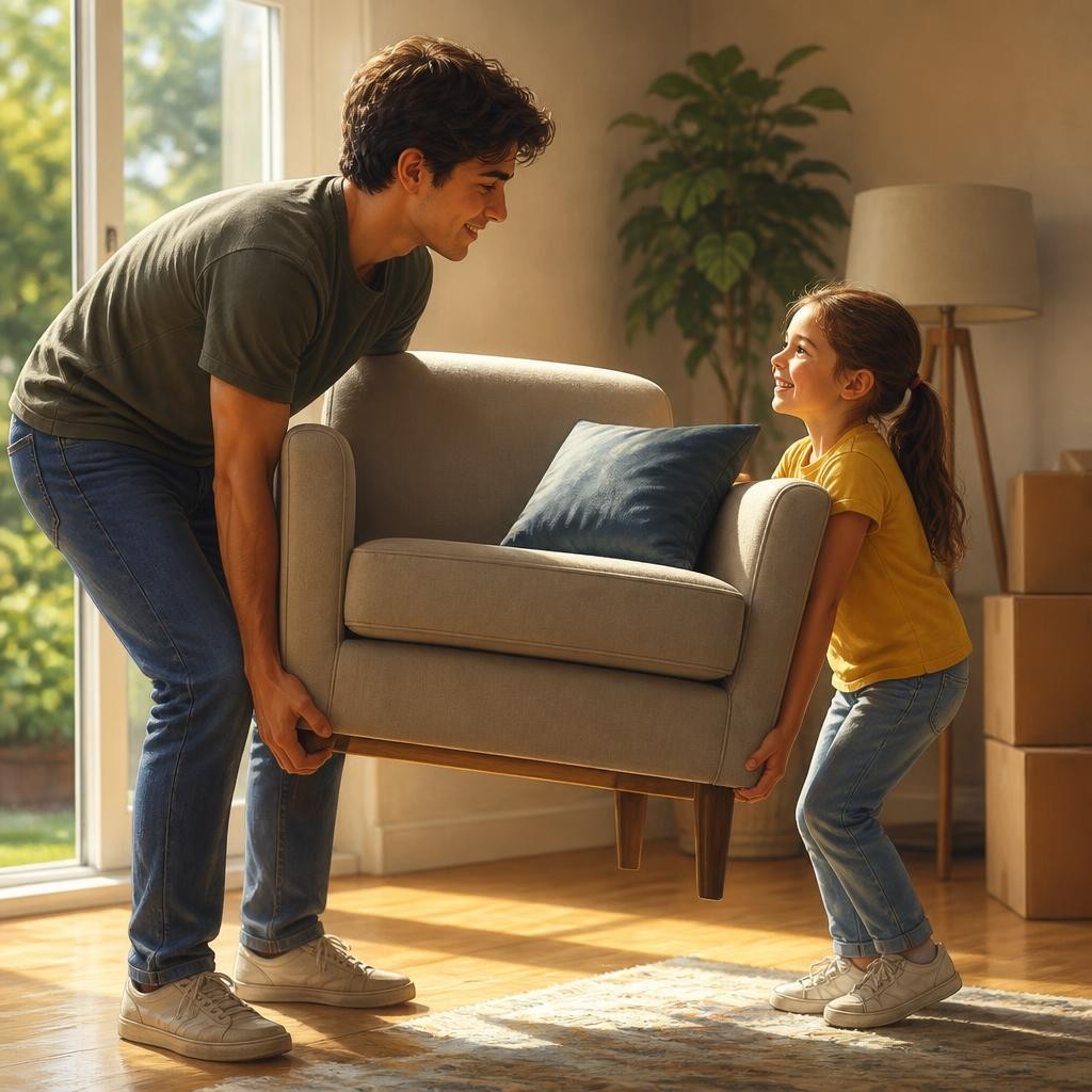Illustration for the English word “helper”
