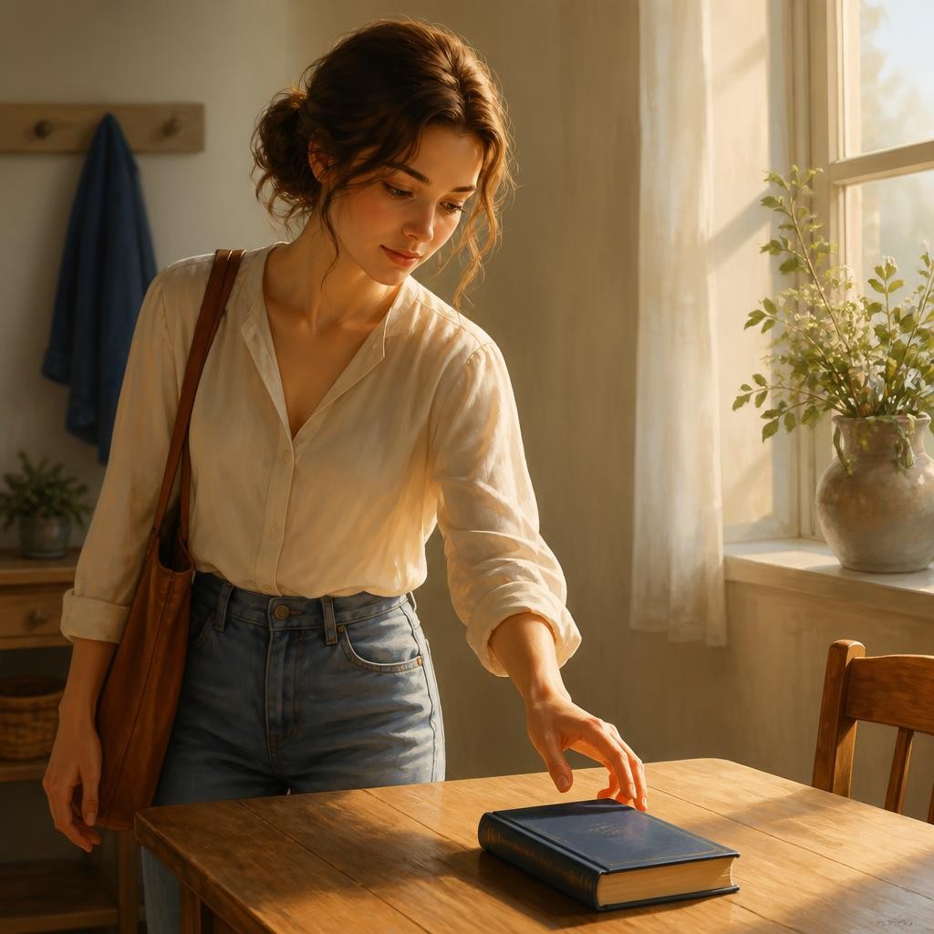 Illustration for the English word “her”
