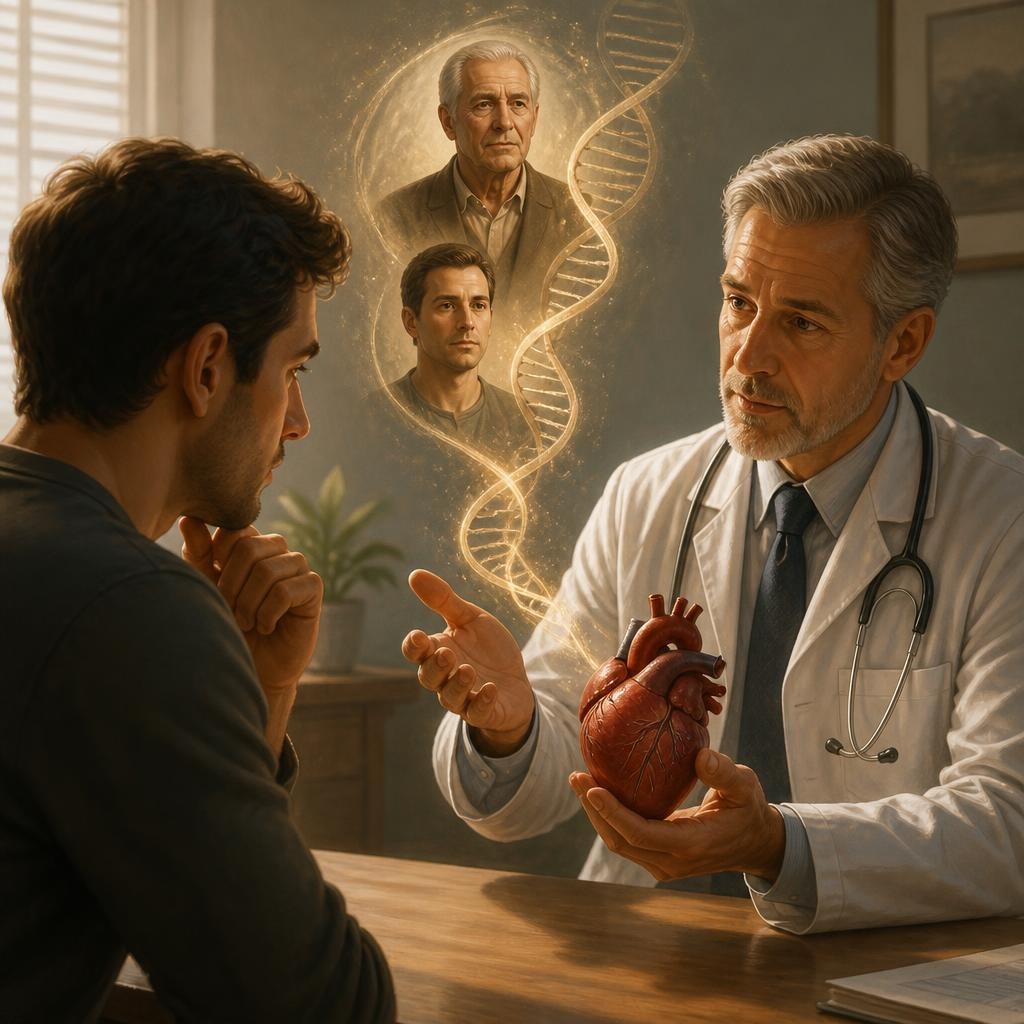 Illustration for the English word “hereditary”