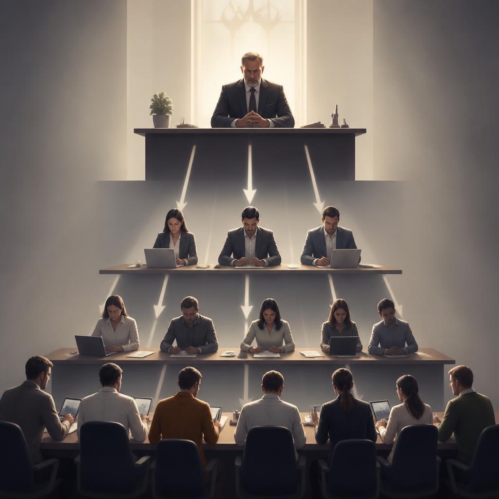 Illustration for the English word “hierarchical”