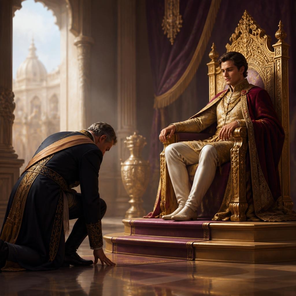 Illustration for the English word “highness”