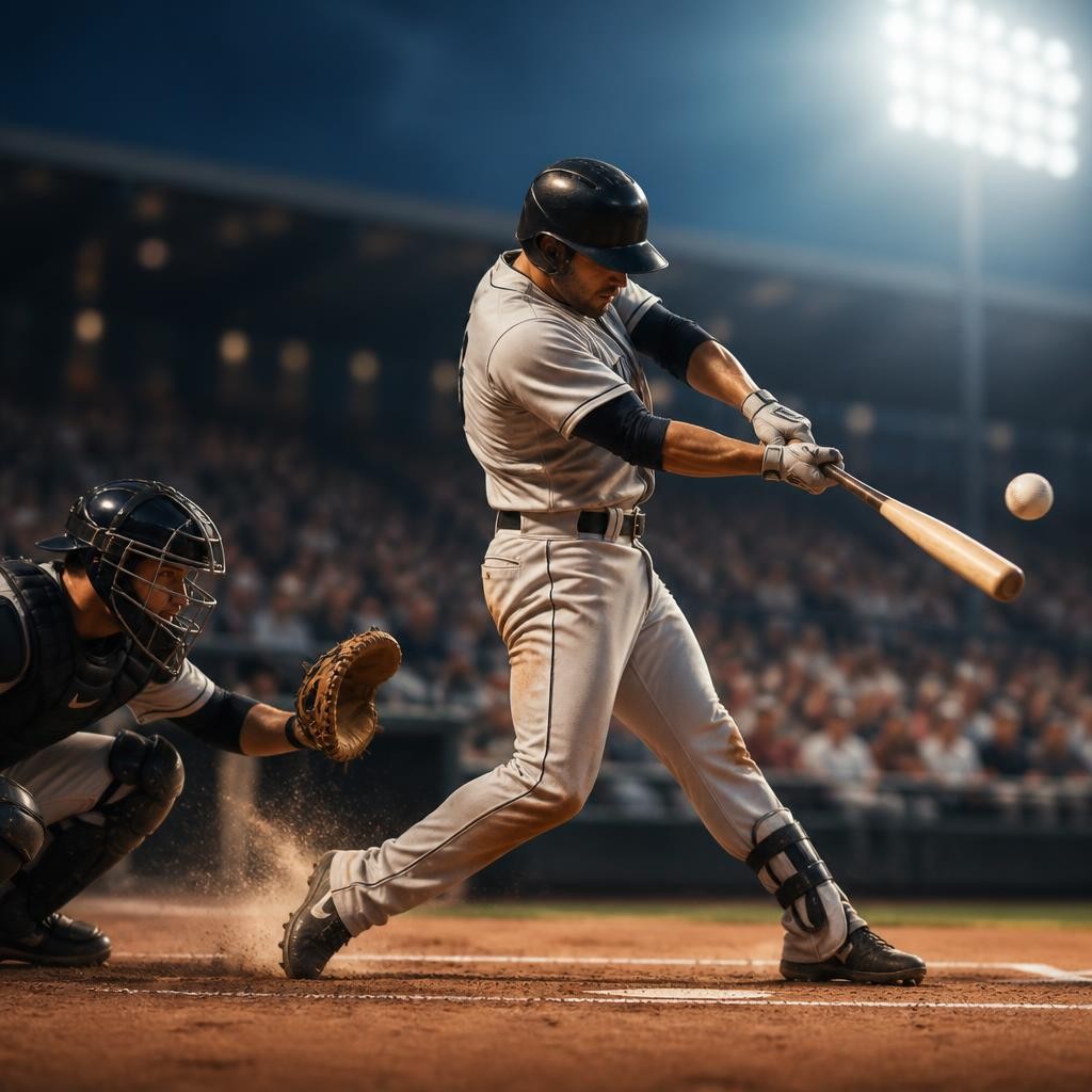 Illustration for the English word “hitter”