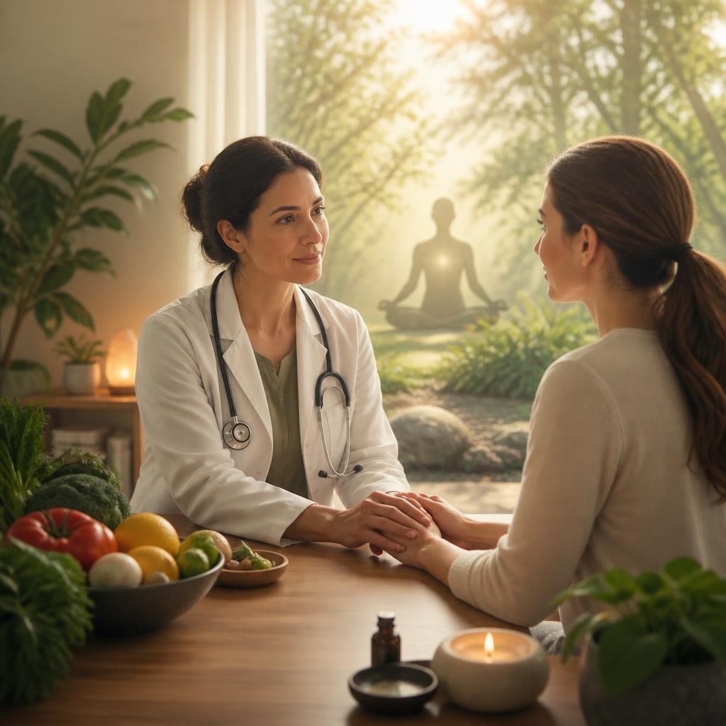 Illustration for the English word “holistic”