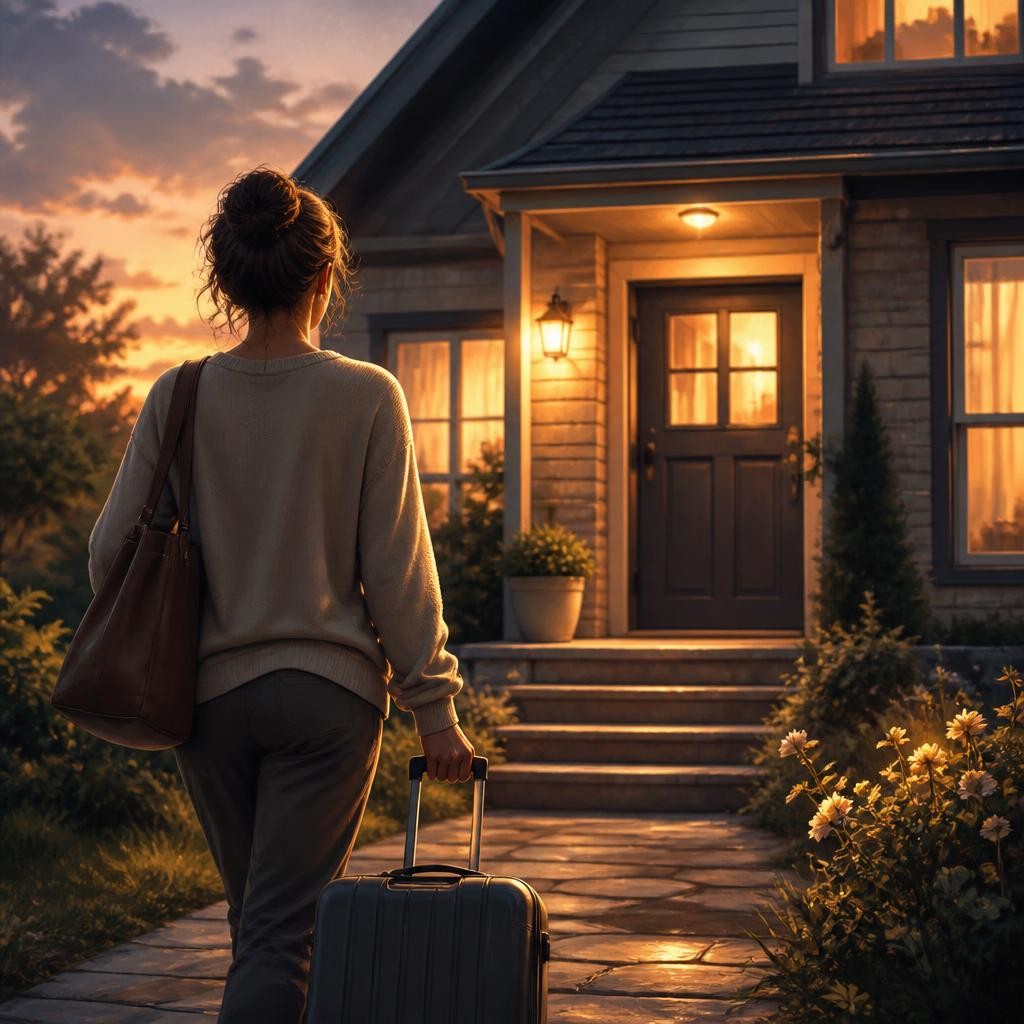 Illustration for the English word “home”