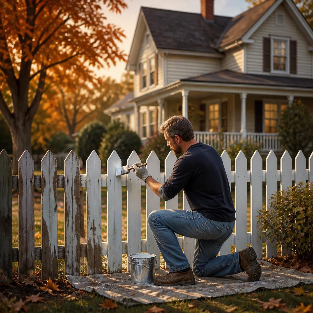 Illustration for the English word “homeowner”