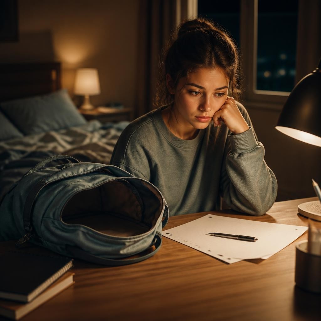 Illustration for the English word “homework”