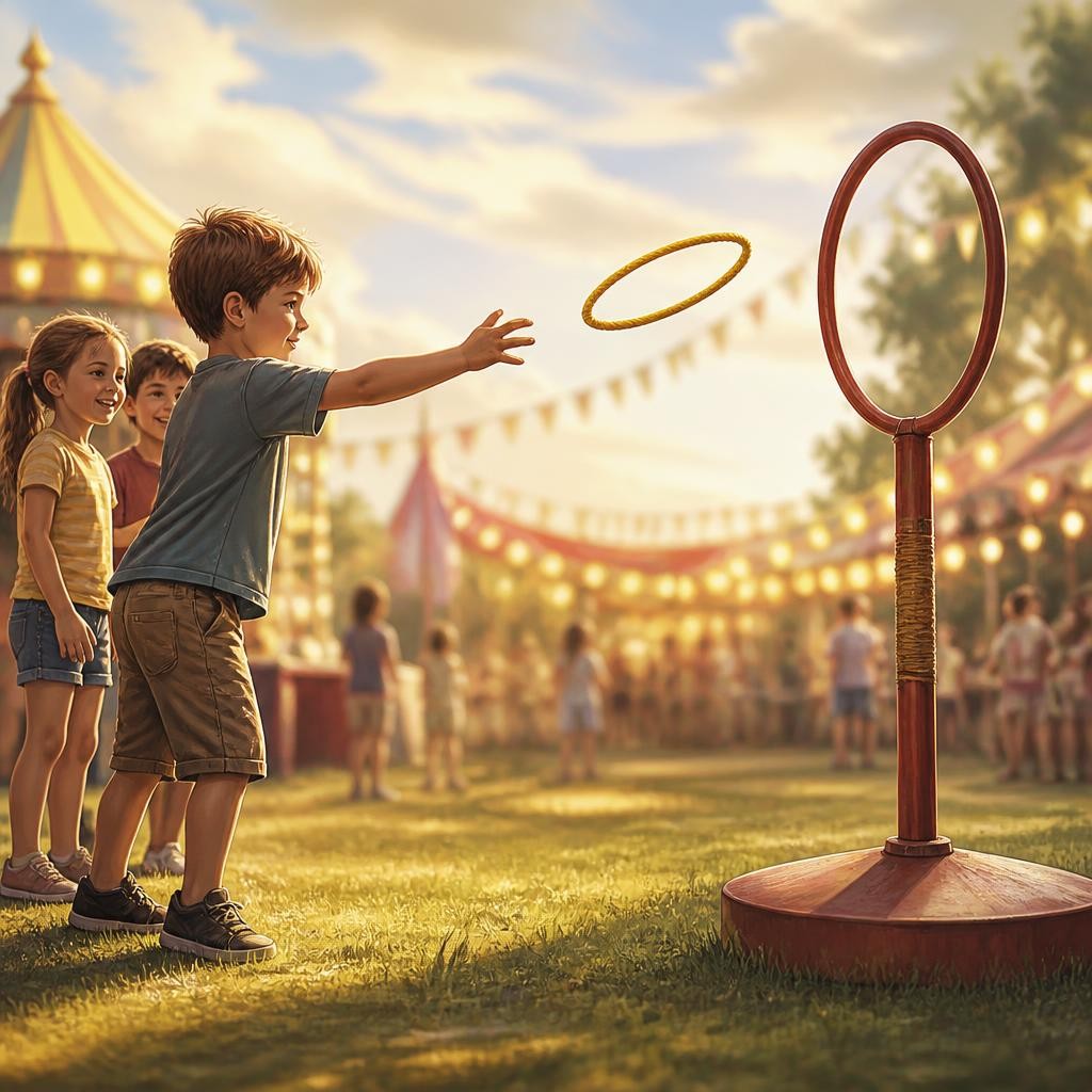 Illustration for the English word “hoop”
