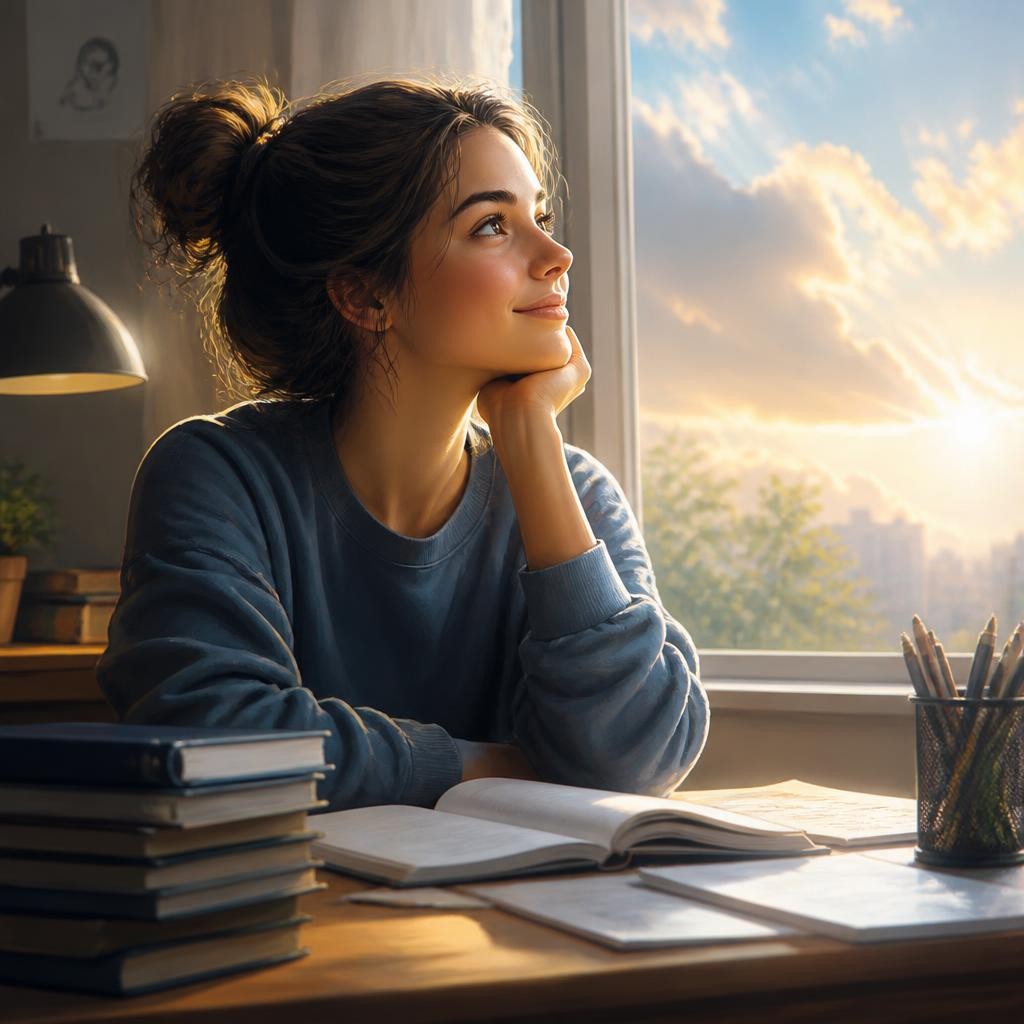 Illustration for the English word “hopefully”