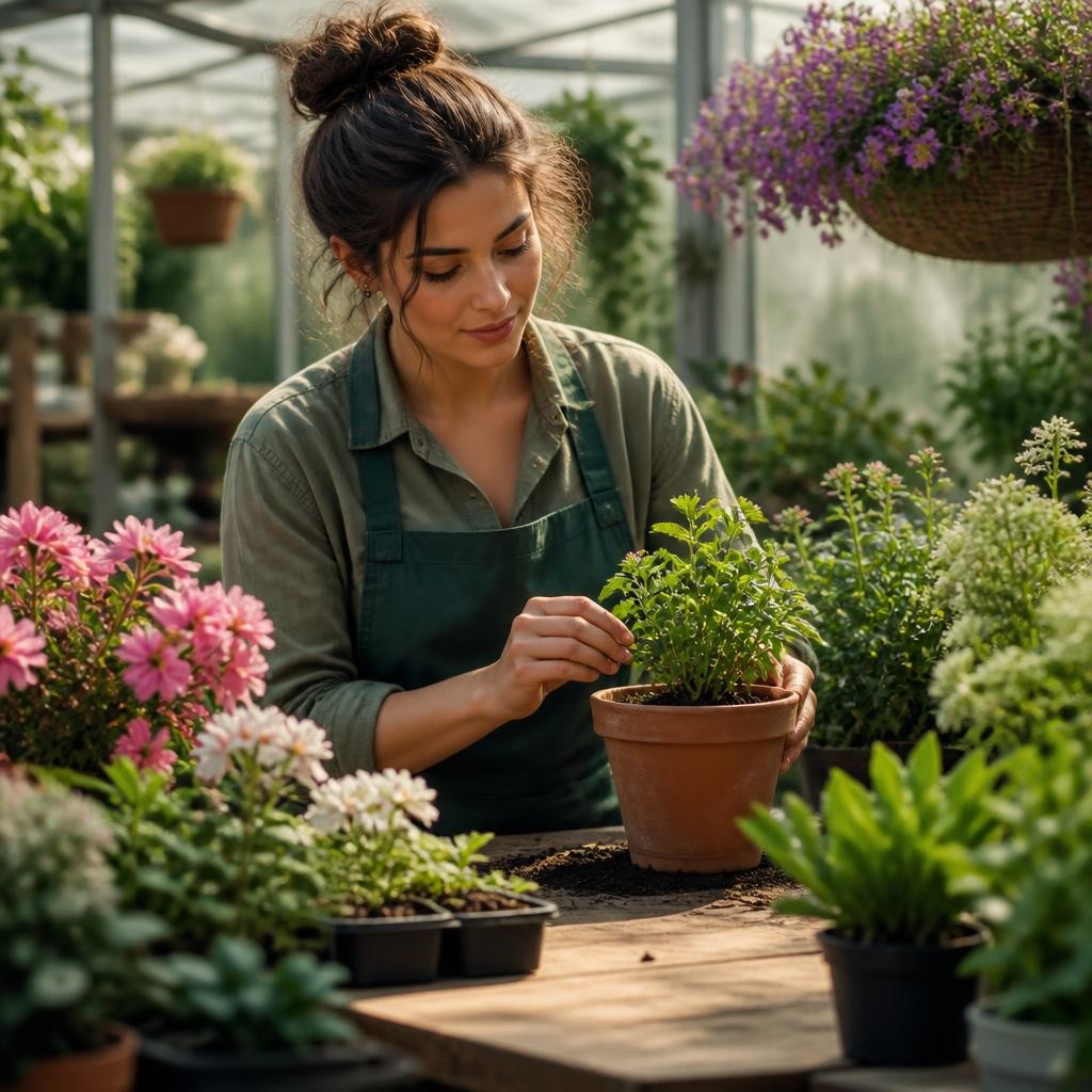 Illustration for the English word “horticulture”