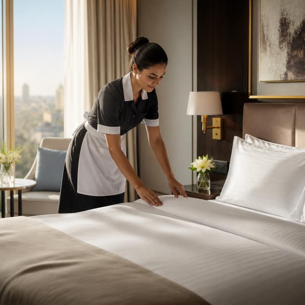Illustration for the English word “housekeeping”