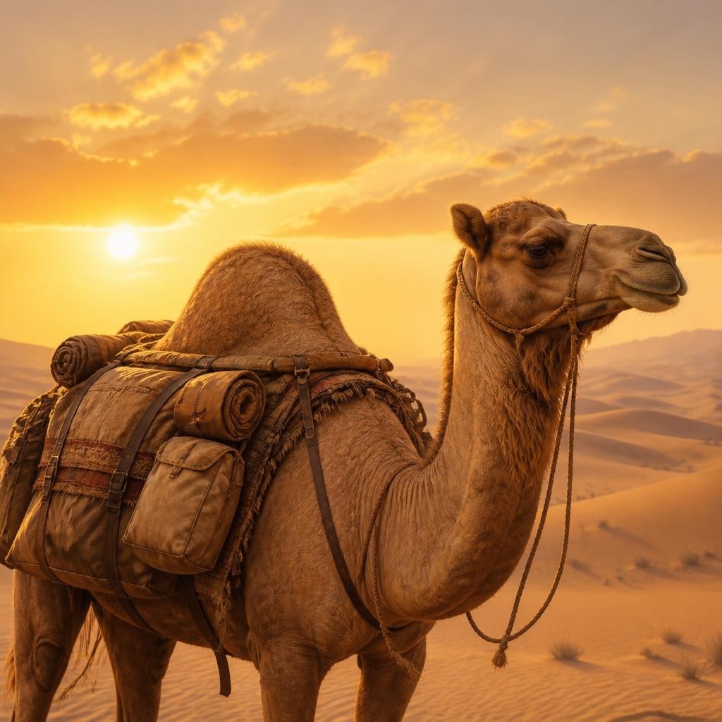 Illustration for the English word “hump”