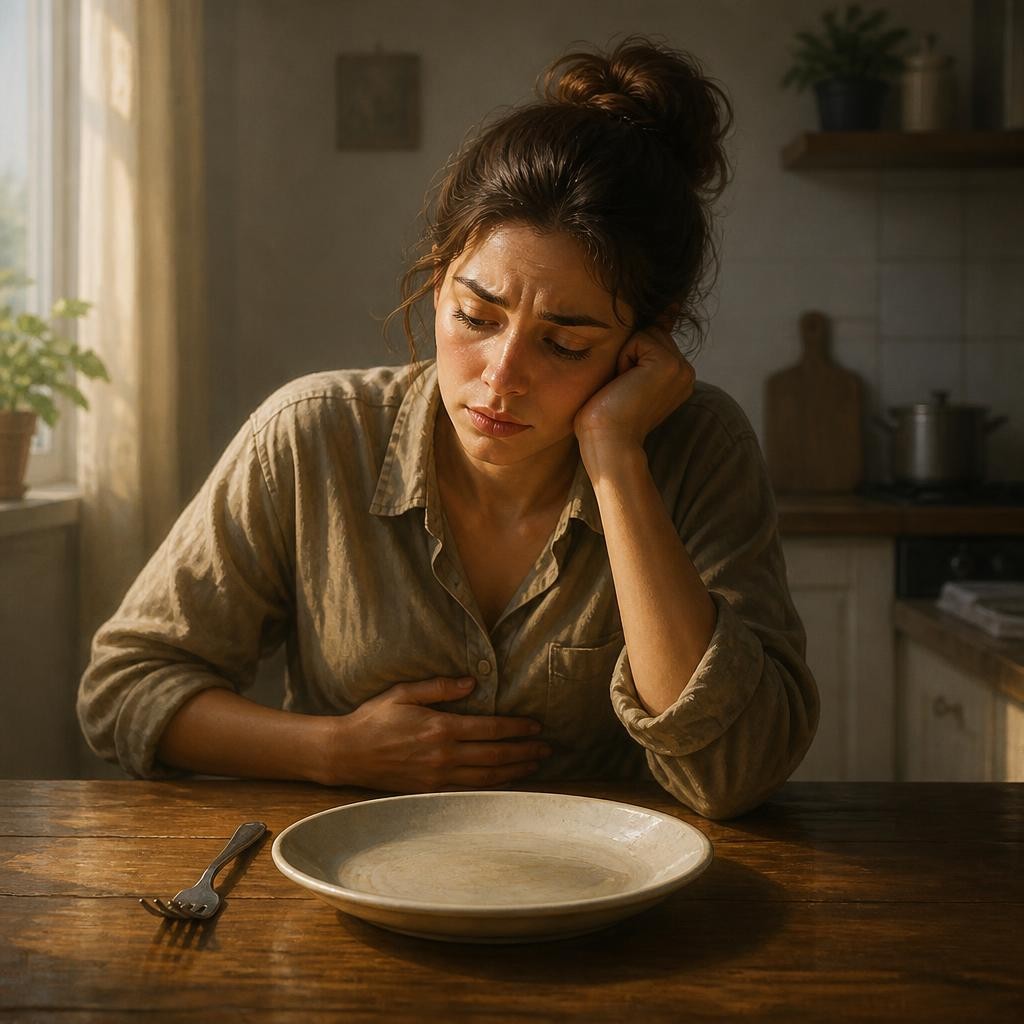 Illustration for the English word “hunger”