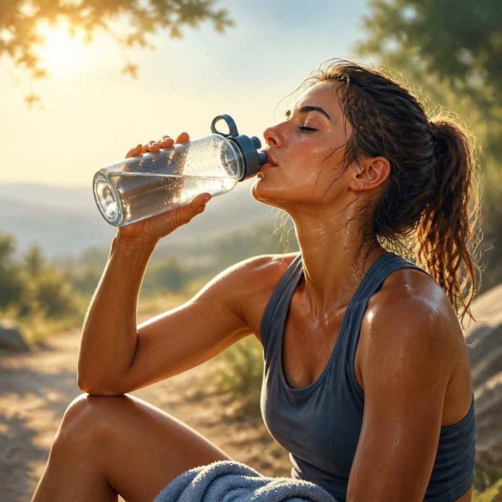 Illustration for the English word “hydration”