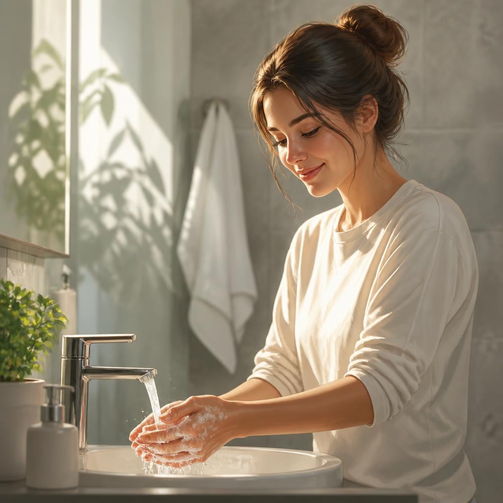 Illustration for the English word “hygiene”