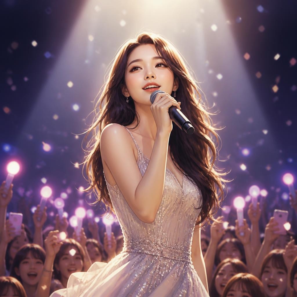 Illustration for the English word “idol”