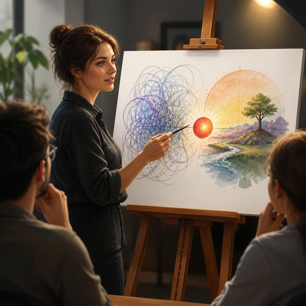 Illustration for the English word “illustration”