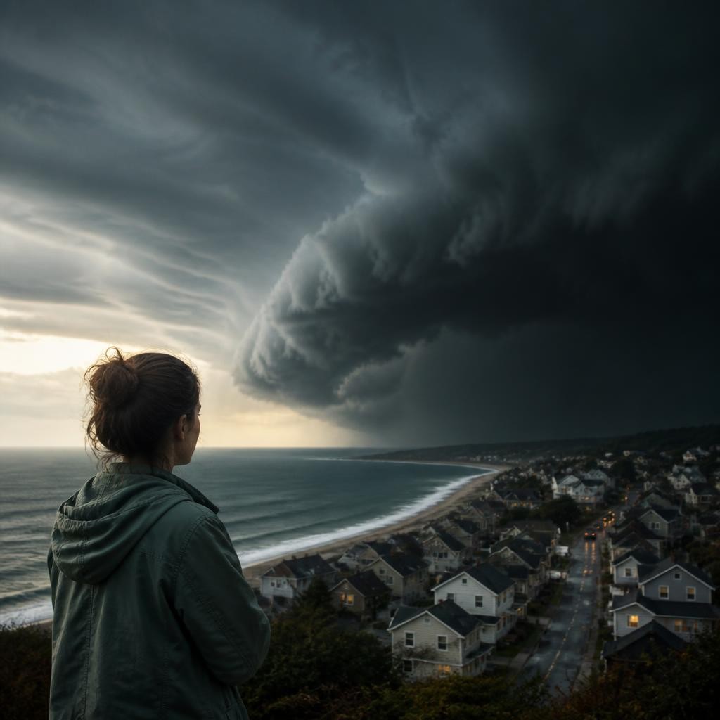 Illustration for the English word “imminent”