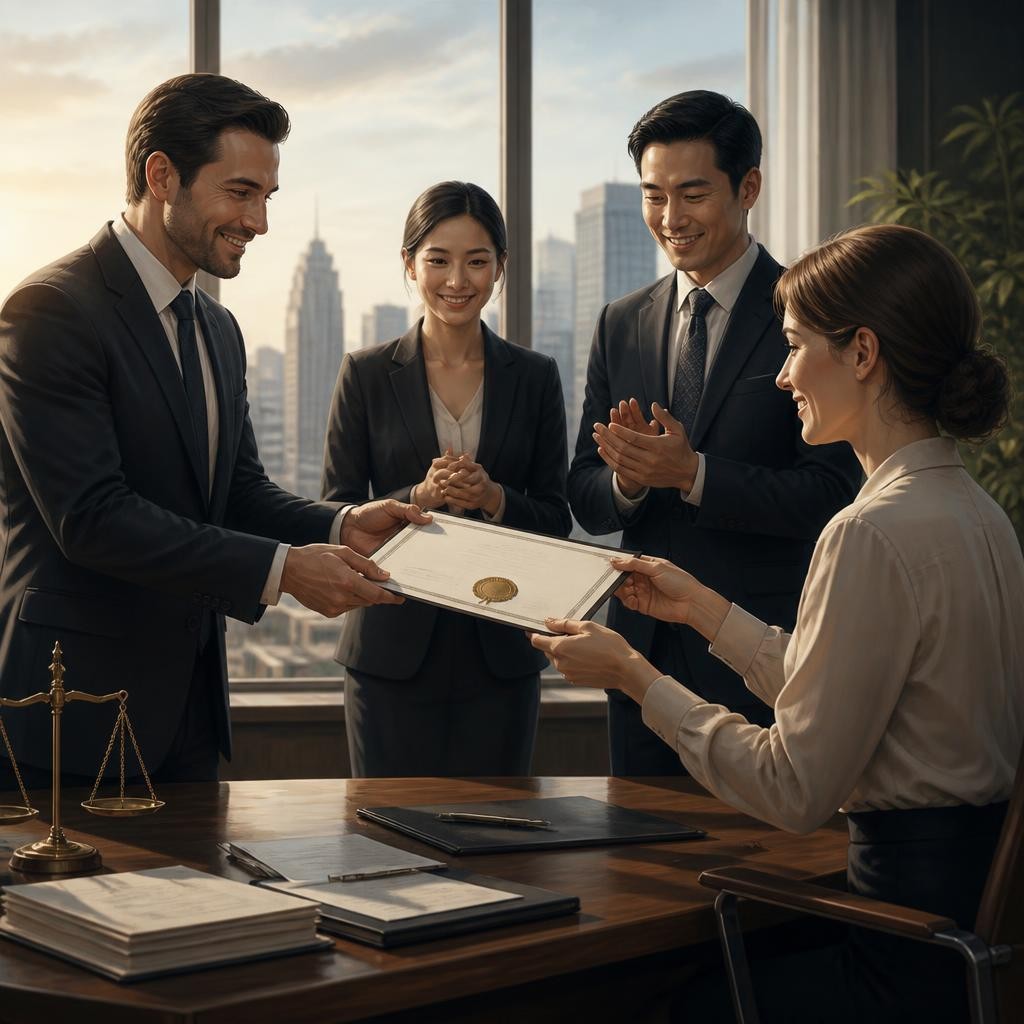 Illustration for the English word “incorporation”