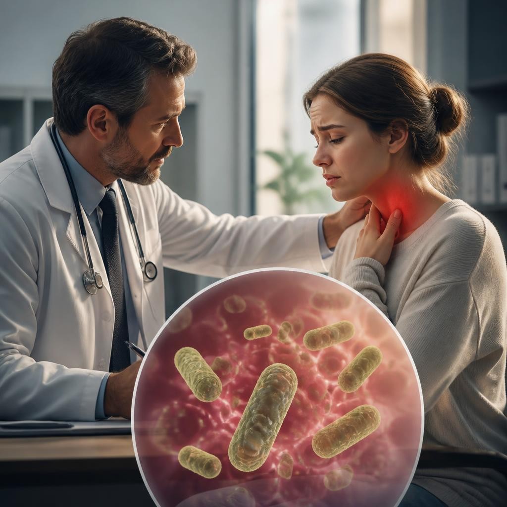 Illustration for the English word “infection”