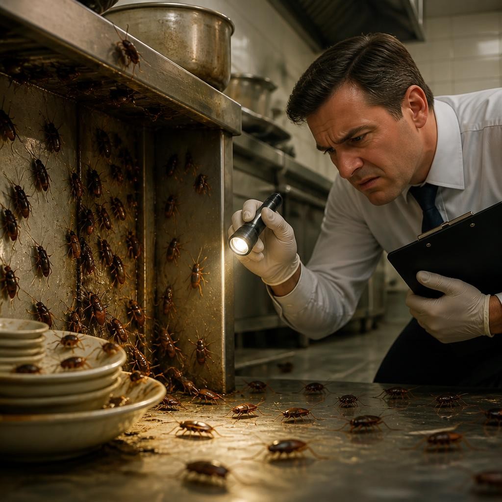 Illustration for the English word “infestation”