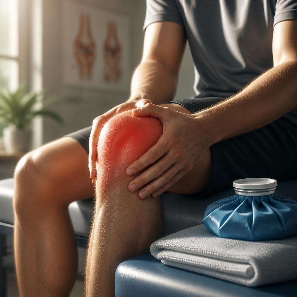 Illustration for the English word “inflammation”