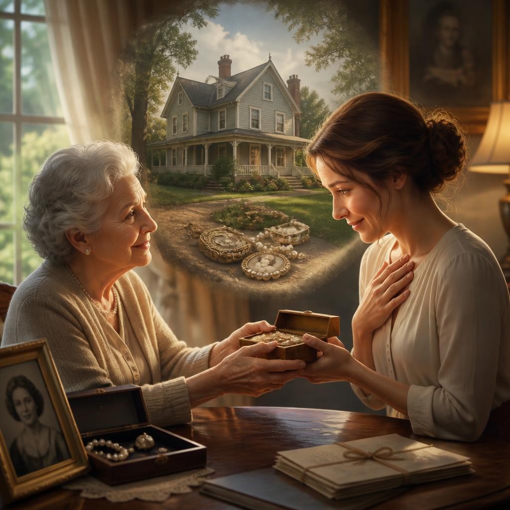 Illustration for the English word “inheritance”
