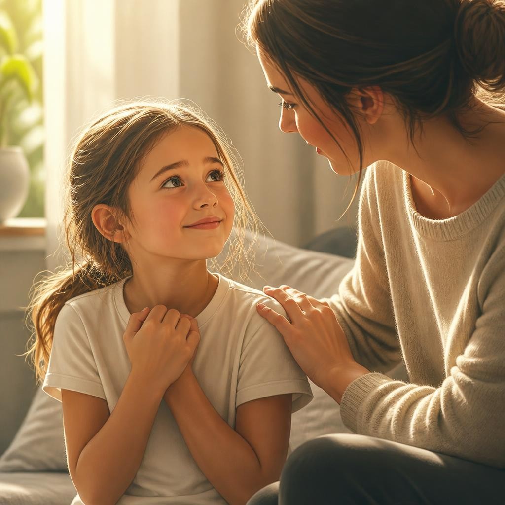 Illustration for the English word “innocent”