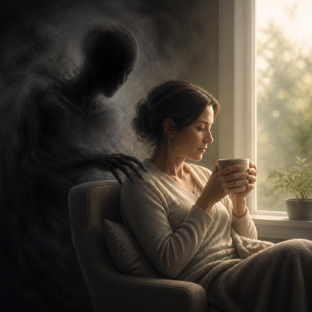 Illustration for the English word “insidious”