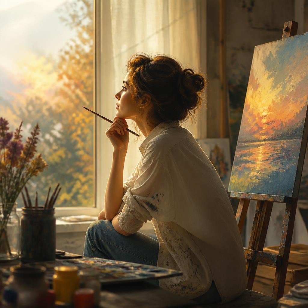 Illustration for the English word “inspiration”