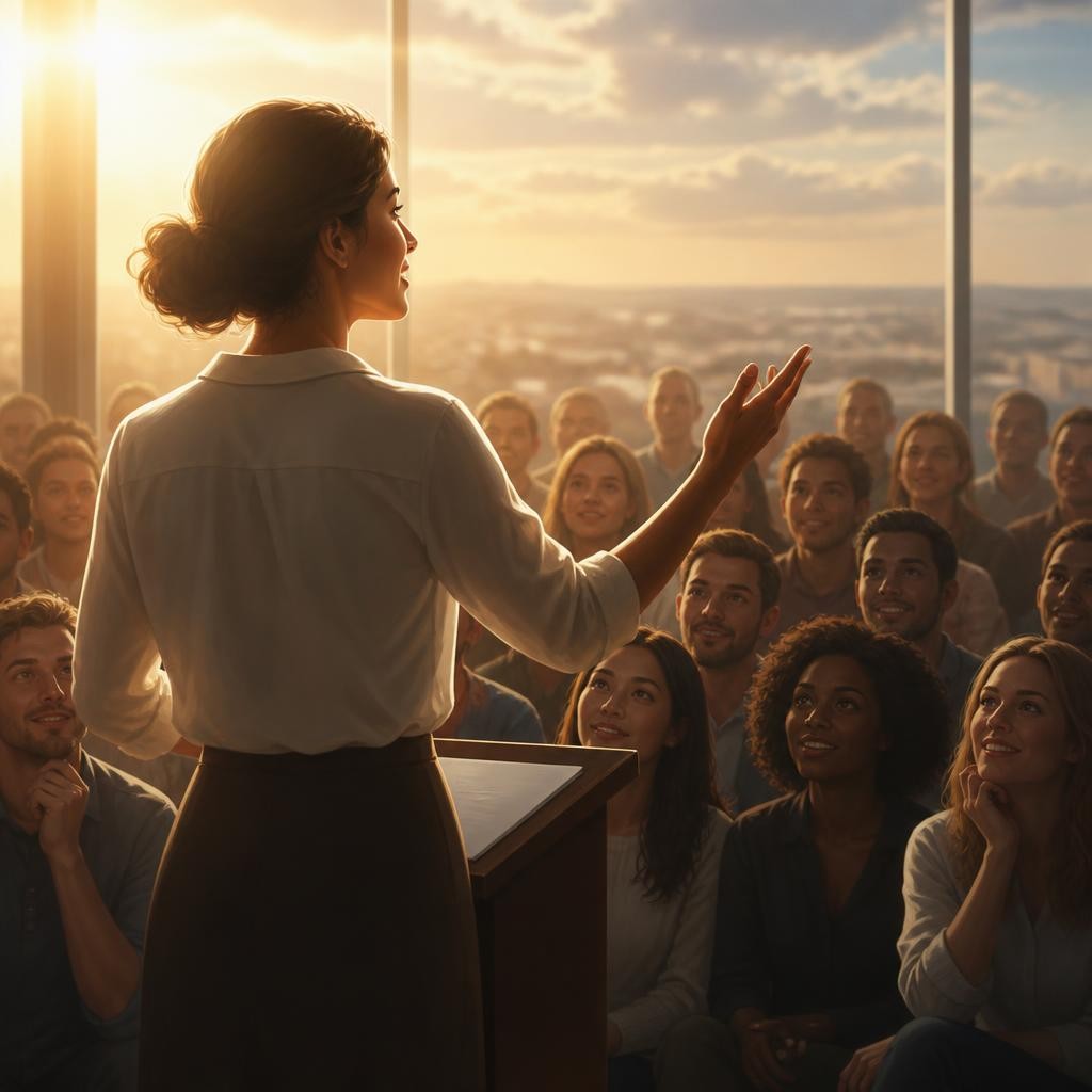Illustration for the English word “inspirational”