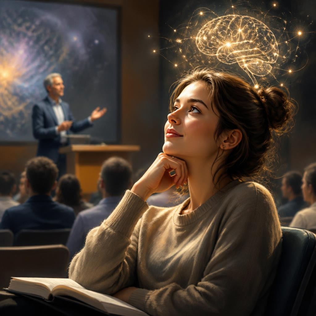 Illustration for the English word “intellectually”